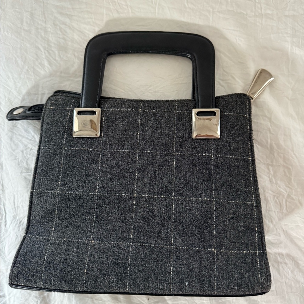 Elegant Black and Gray Women's Handbag by Marlo